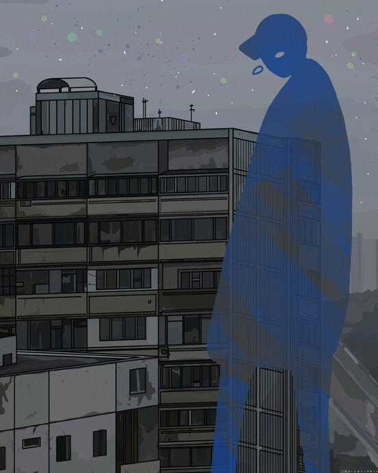 The giant and dystopia